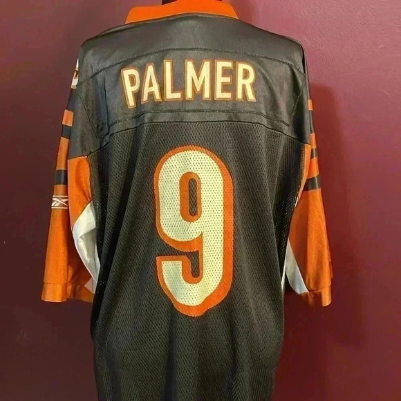 Cincinnati Bengals Carson Palmer #9 NFL Reebok Men’s XL Jersey - Picture 3 of 12